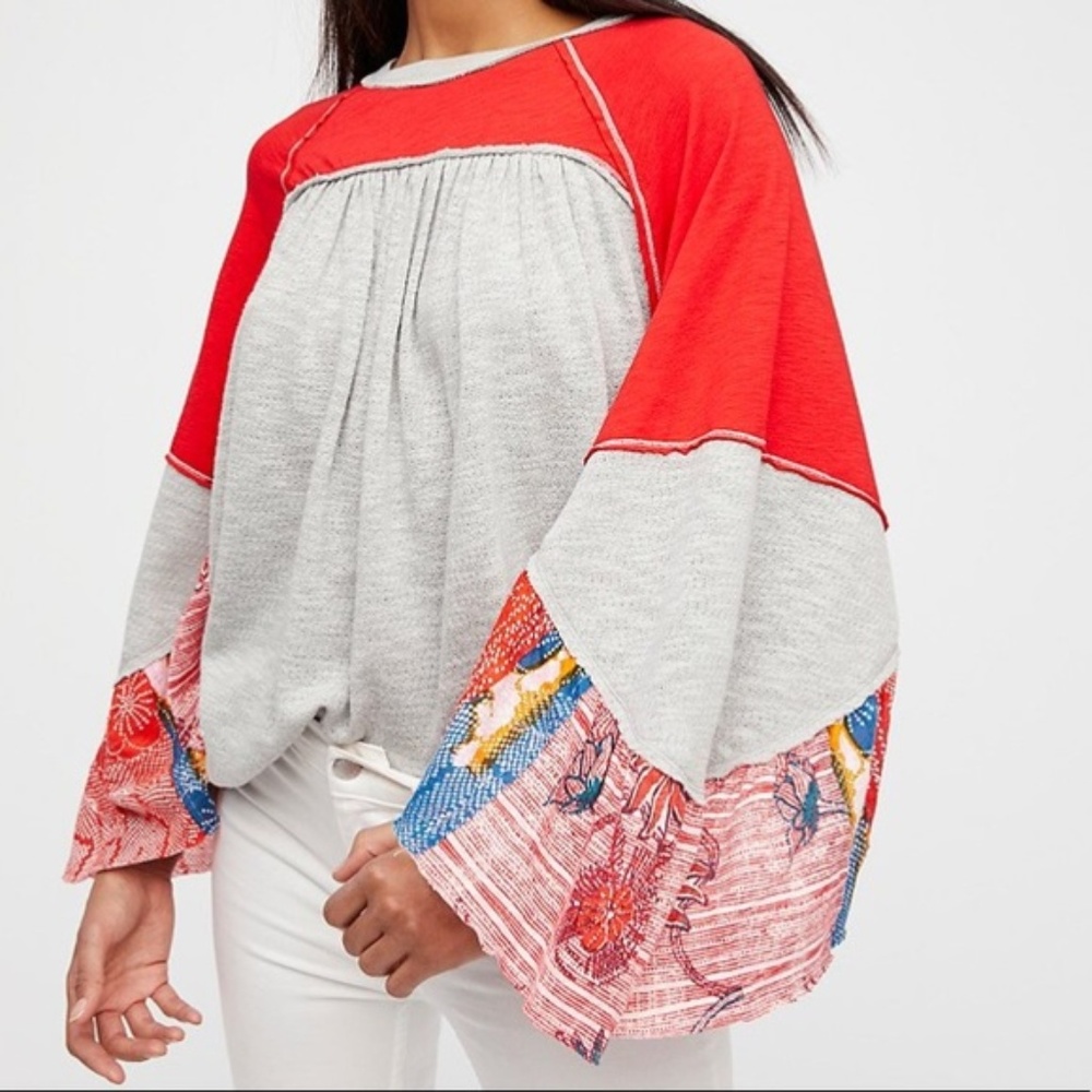 NEW FREE PEOPLE FRIDAY FEVER TOP,  SIZE XS